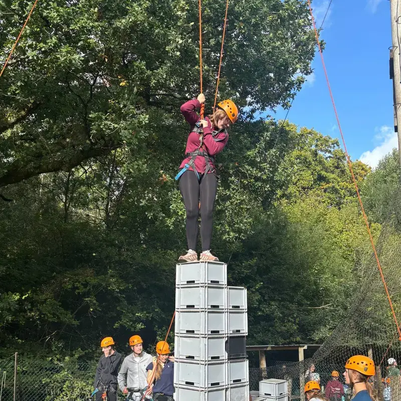 Climbing Higher Together Year 12 at Blacklands Farm
