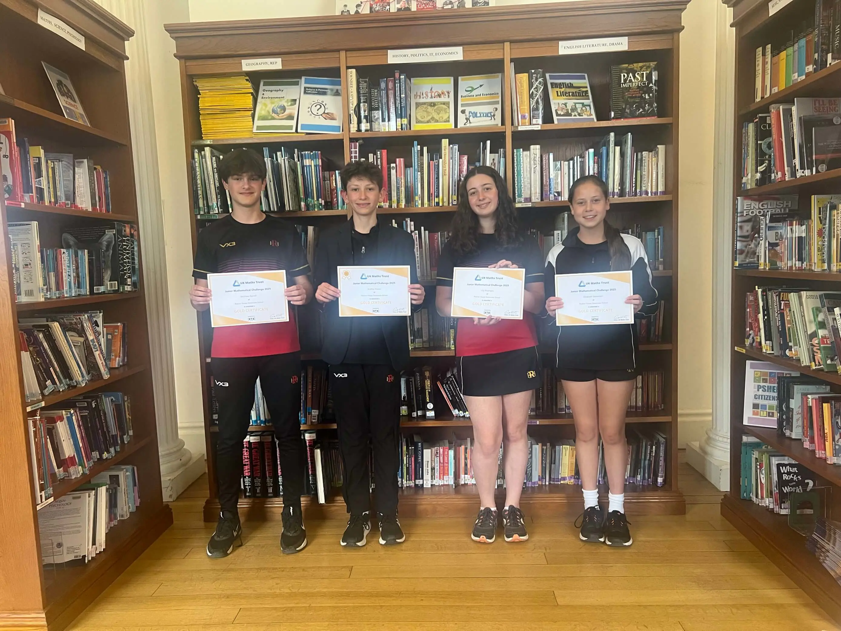Radnor Students Win Record Gold Medal Haul at UK Maths Challenge