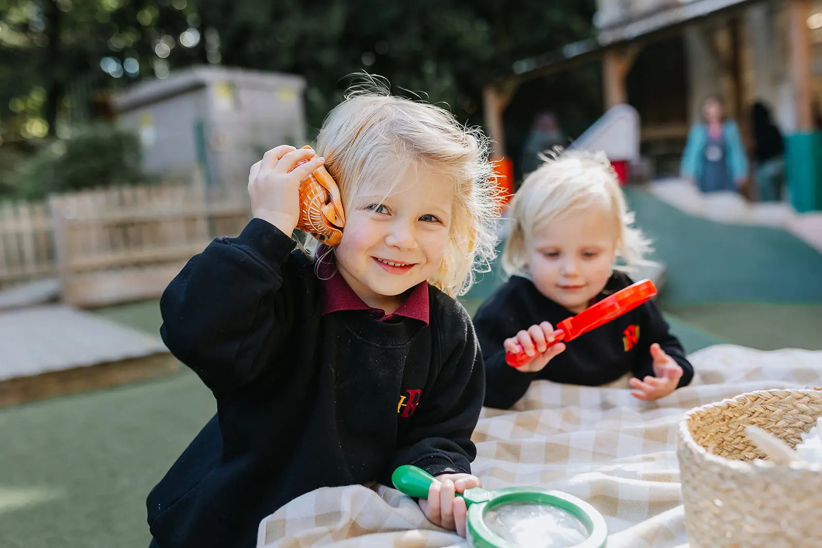 Young pupil at Little Raddies at Radnor House Sevenoaks
