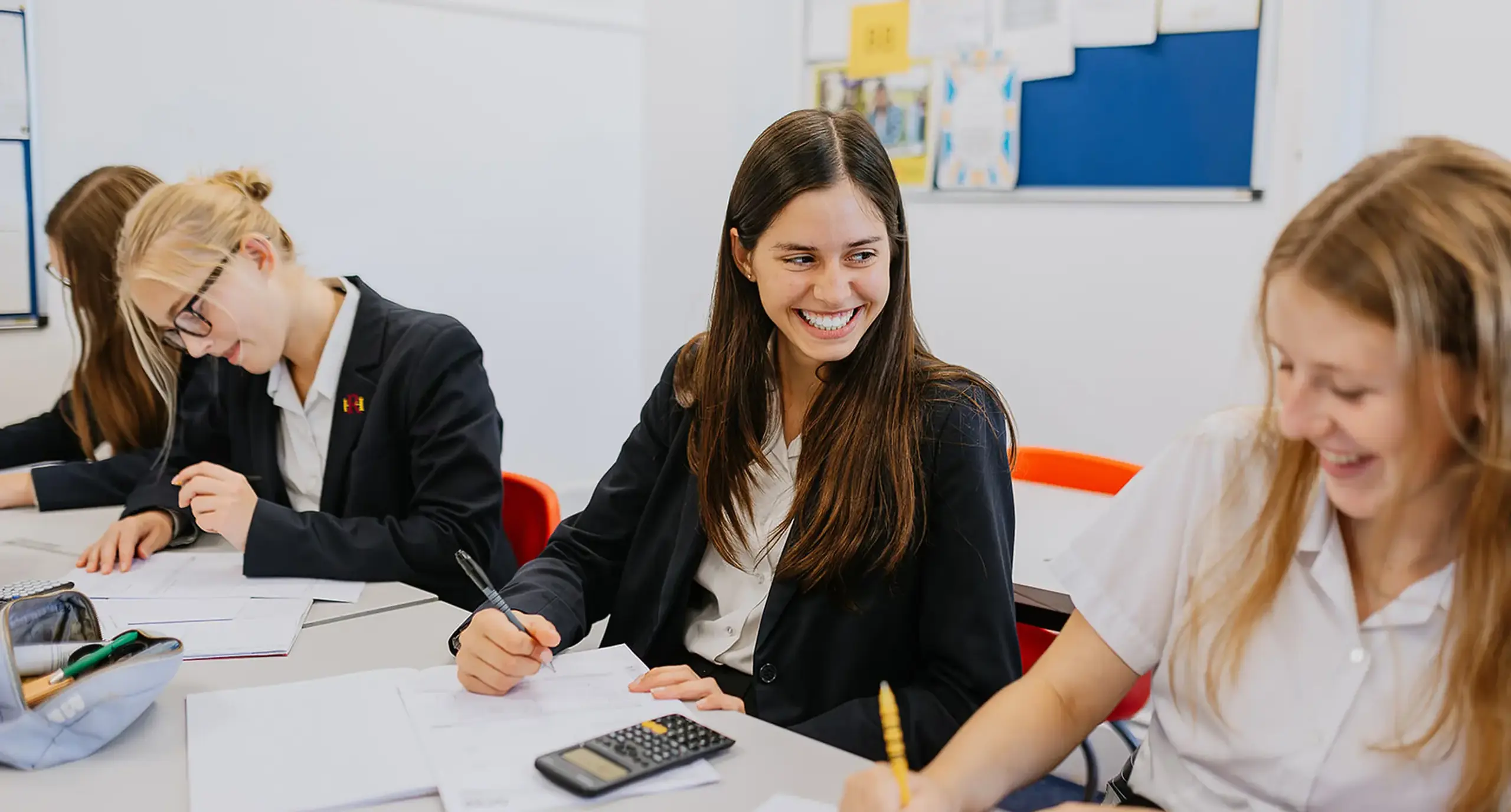 Senior School students in a lesson