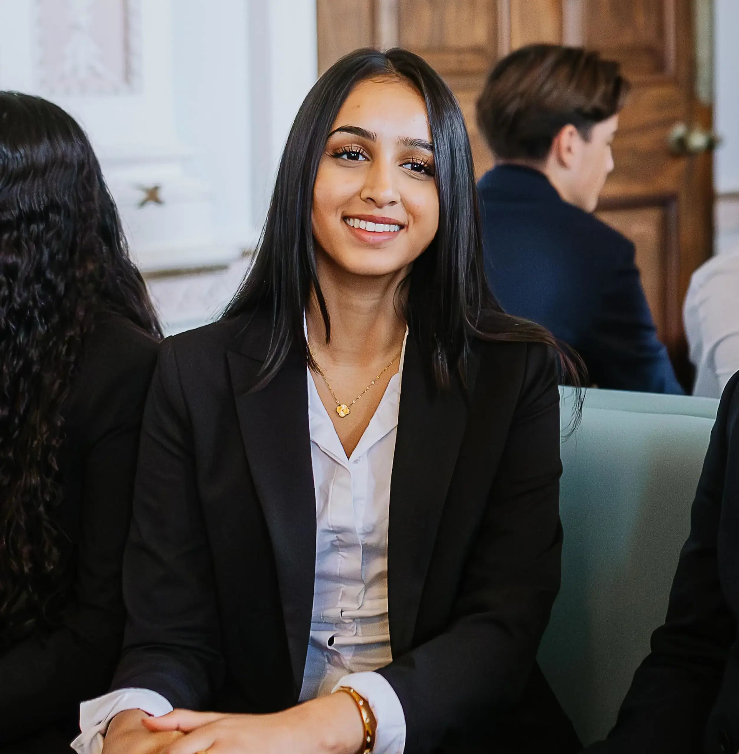 Radnor Sixth Former smiling