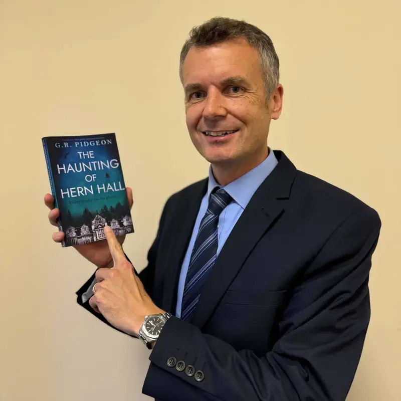 Head of English Mr. Pidgeon Launches Debut Novel, The Haunting of Hern Hall