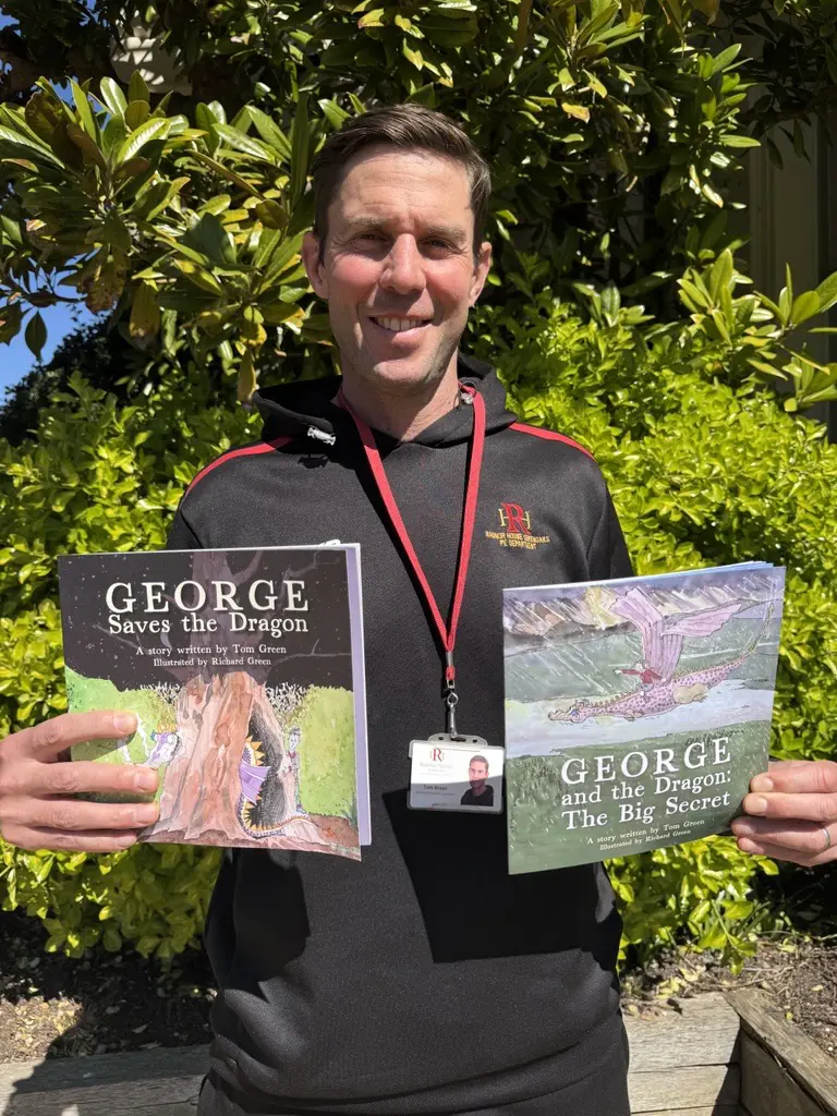 Mr Green a teacher at Radnor House in Sevenoaks in Kent, launches his second children's book